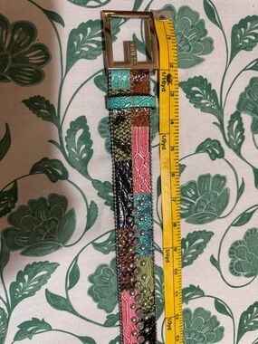 Embellished Multi-Color Women’s Statement Belt